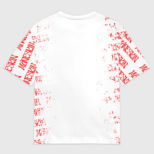Мужская футболка оверсайз MANESKIN POSTER СОСТАВ ГРУППЫ / 3D-принт – фото 2