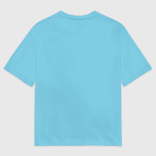 Мужская футболка оверсайз Веселая хаски / 3D-принт – фото 2