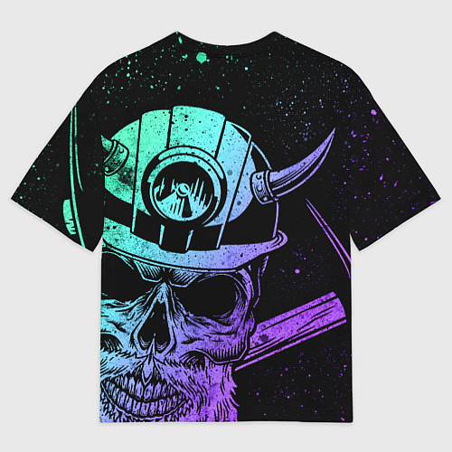 Мужская футболка оверсайз Deep Rock Galactic - Dander Darkness Dwarves / 3D-принт – фото 2