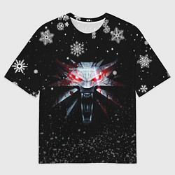 Футболка оверсайз мужская ВЕДЬМАК НОВОГОДНИЙ THE WITCHER WINTER, цвет: 3D-принт