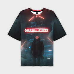 Футболка оверсайз мужская Smash Into Pieces Big Bang Neon man, цвет: 3D-принт