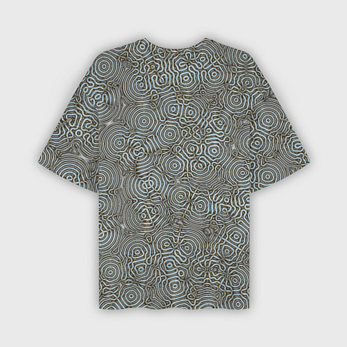 Мужская футболка оверсайз Коллекция Journey Лабиринт 575-1 / 3D-принт – фото 2