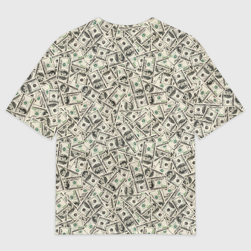Мужская футболка оверсайз Доллары Dollars / 3D-принт – фото 2