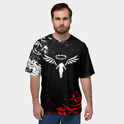 Футболка оверсайз мужская WALHALLA TEAM LOGOBOMBING TOKYO REVENGERS, цвет: 3D-принт — фото 2
