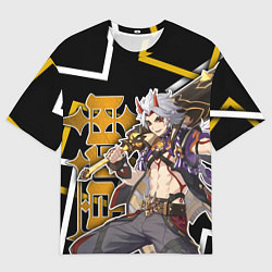 Мужская футболка оверсайз АРАТАКИ ИТТО ГЕОМЕТРИЯ ITTO