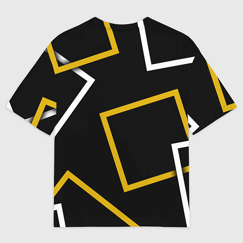 Мужская футболка оверсайз АРАТАКИ ИТТО ГЕОМЕТРИЯ ITTO / 3D-принт – фото 2