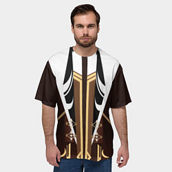 Футболка оверсайз мужская КОСТЮМ ГЕО АРХОНТА ДЖУН ЛИ, цвет: 3D-принт — фото 2