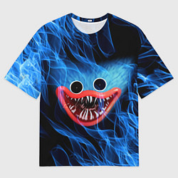 Мужская футболка оверсайз POPPY PLAYTIME ХАГИ ВАГИ В ОГНЕ