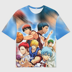 Мужская футболка оверсайз KUROKO BASKETBALL КОМАНДА