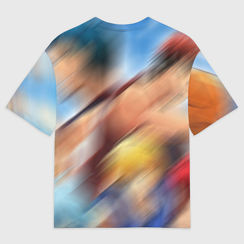 Мужская футболка оверсайз KUROKO BASKETBALL КОМАНДА / 3D-принт – фото 2