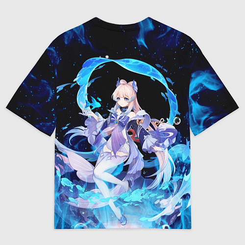 Мужская футболка оверсайз КОКОМИ ГЕНШИН ИМПАКТ KOKOMI / 3D-принт – фото 2