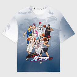 Мужская футболка оверсайз Kuroko no Basket Баскетбол Куроко