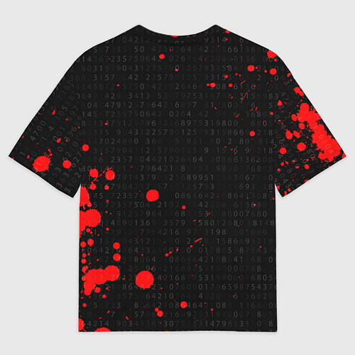 Мужская футболка оверсайз МЕМ КОТ ПРОГРАММИСТ ЪУЪ СЪУКА БЪЯТЬ / 3D-принт – фото 2