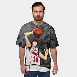 Футболка оверсайз мужская Кагами Тайга, цвет: 3D-принт — фото 2