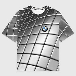 Футболка оверсайз мужская BMW pattern 2022, цвет: 3D-принт