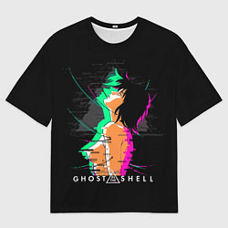 Футболка оверсайз мужская Мотоко Кусанаги - Призрак в доспехах, цвет: 3D-принт