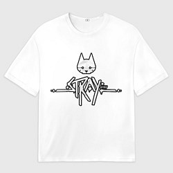 Мужская футболка оверсайз Stray