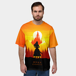 Футболка оверсайз мужская Darkness - KonoSuba, цвет: 3D-принт — фото 2