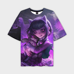 Мужская футболка оверсайз Goth Annie League Of Legends