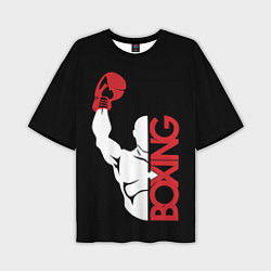 Мужская футболка оверсайз Бокс Boxing
