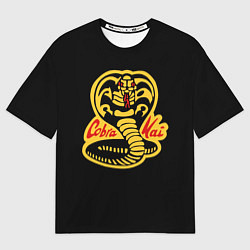 Футболка оверсайз мужская Cobra Kai - Кобра Кай, цвет: 3D-принт