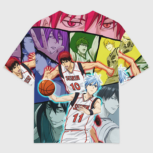Мужская футболка оверсайз Kuroko no Basuke Баскетбол Куроко / 3D-принт – фото 2