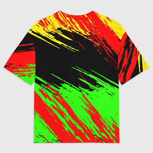 Мужская футболка оверсайз Логотип Cobra Kai / 3D-принт – фото 2