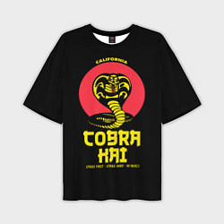 Футболка оверсайз мужская Cobra Kai California, цвет: 3D-принт