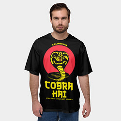 Футболка оверсайз мужская Cobra Kai California, цвет: 3D-принт — фото 2