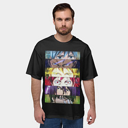 Футболка оверсайз мужская Kuroko No Basket, цвет: 3D-принт — фото 2