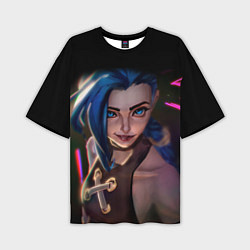 Мужская футболка оверсайз Jinx - Джинкс Паудер