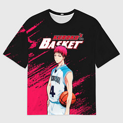 Мужская футболка оверсайз Kuroko no Basuke, Akashi Seijuro Сейджуро Акаши