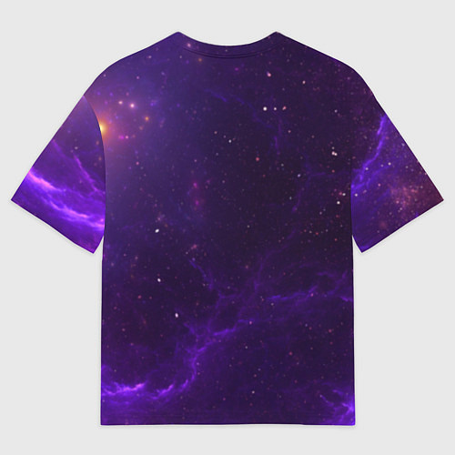 Мужская футболка оверсайз Fischl Фишль / 3D-принт – фото 2