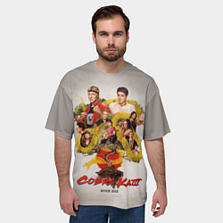 Футболка оверсайз мужская КОБРА КАЙ COBRA KAI, цвет: 3D-принт — фото 2
