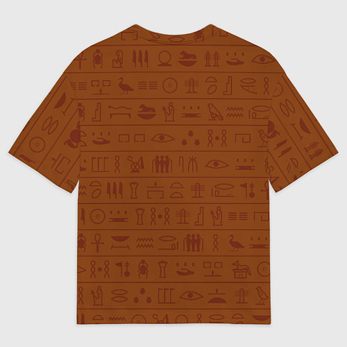 Мужская футболка оверсайз Кошка АНКХА / 3D-принт – фото 2