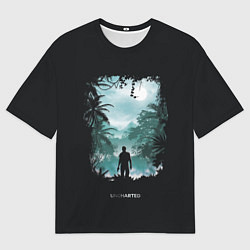 Мужская футболка оверсайз Спина Нейтана