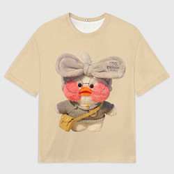 Футболка оверсайз мужская УТОЧКА УТЯ ЛАЛАФАНФАН, цвет: 3D-принт