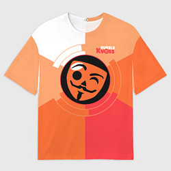 Футболка оверсайз мужская Бабл Квас - Bubble Kvass, цвет: 3D-принт