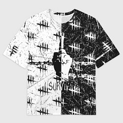 Футболка оверсайз мужская Dead by Daylight : Мертвые при дневном свете, цвет: 3D-принт