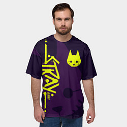 Футболка оверсайз мужская Stray, цвет: 3D-принт — фото 2