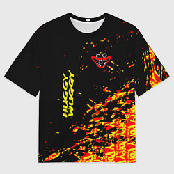 Футболка оверсайз мужская Poppy Playtime huggy wuggy хагги вагги, цвет: 3D-принт