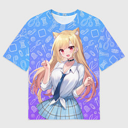 Футболка оверсайз мужская Эта фарфоровая кукла влюбилась, цвет: 3D-принт