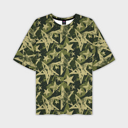 Мужская футболка оверсайз Star camouflage