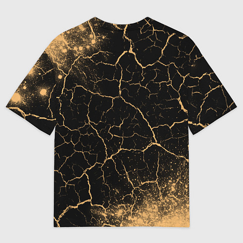 Мужская футболка оверсайз CОНИК ЭКЗЕ Краски / 3D-принт – фото 2