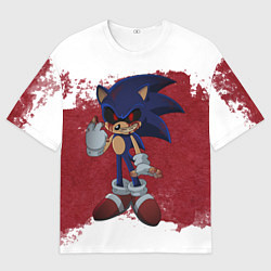 Мужская футболка оверсайз Sonic Exe!