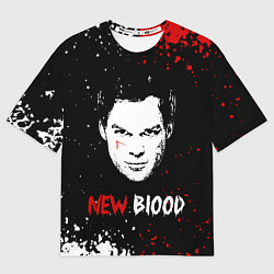 Мужская футболка оверсайз Декстер Новая Кровь Dexter New Blood