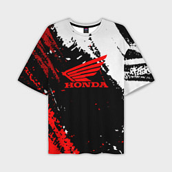 Футболка оверсайз мужская Honda Logo Auto, цвет: 3D-принт