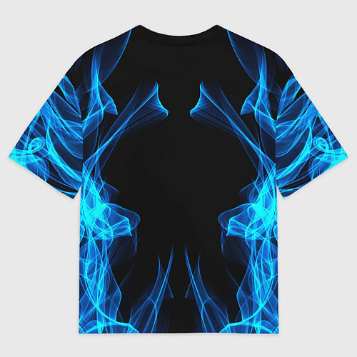 Мужская футболка оверсайз Honda Fire / 3D-принт – фото 2