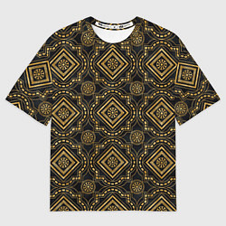 Футболка оверсайз мужская Versace classic pattern, цвет: 3D-принт