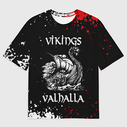 Мужская футболка оверсайз Викинги: Вальхалла Vikings: Valhalla